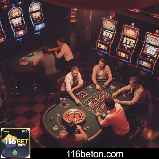 Imagem promocional do cassino online da 116BET mostrando jogos ao vivo